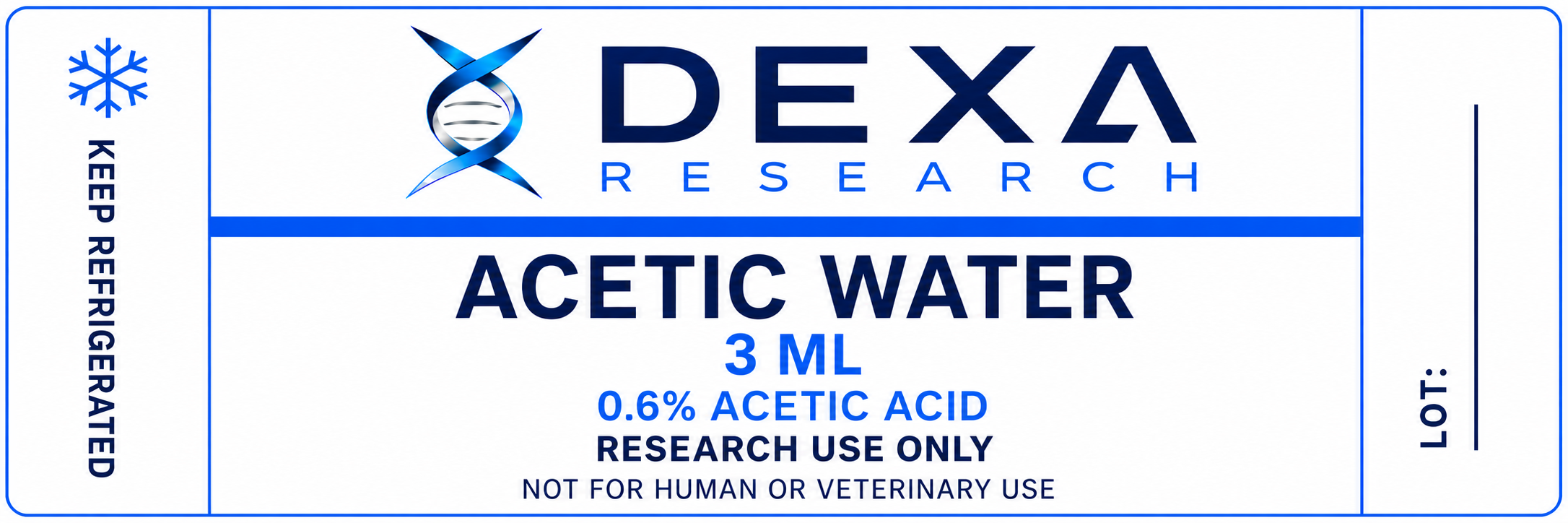 Acetic Water 3 ml — Dexa Research — thumbnail 2