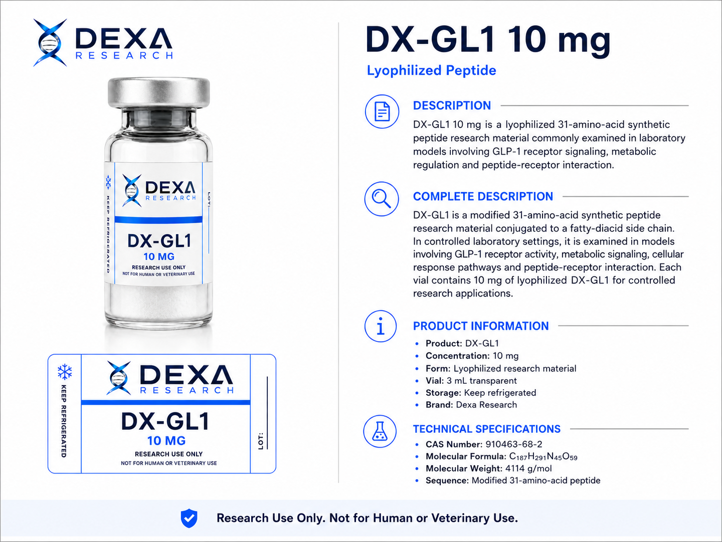 DX-GL1 10 mg — Dexa Research — thumbnail 3